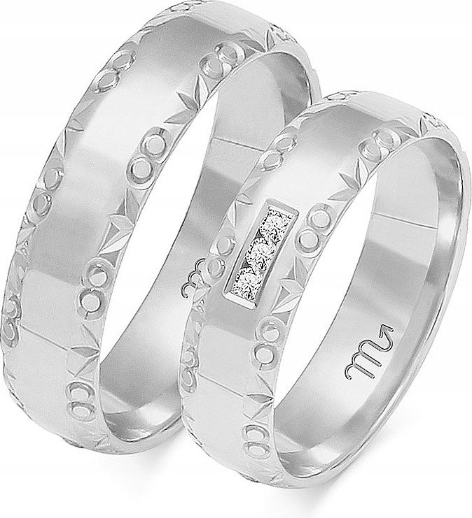 Zlaté snubní prsteny s briliantem svatební 585 r 14 15 16 model dámské pánské gravírování