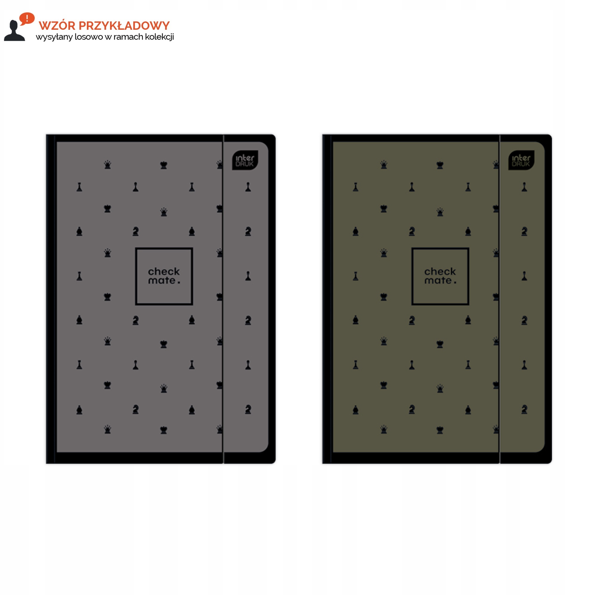 TECZKA Z GUMKĄ A4+ SOFT TOUCH CHESS 4017 A'10