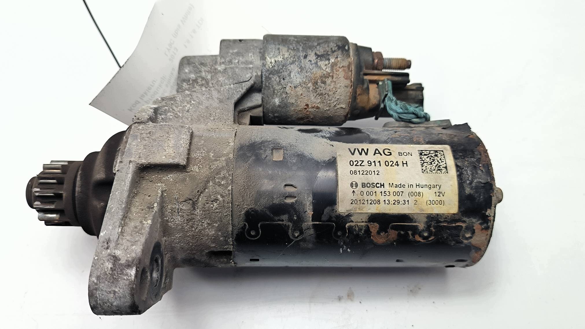 starter 02Z911024H AUDI A3 8P LIFT