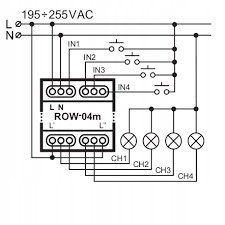 Odbiornik Wi-Fi na szynę 4-kanałowy 230V ROW-04M Supla Zamel Rodzaj włącznik