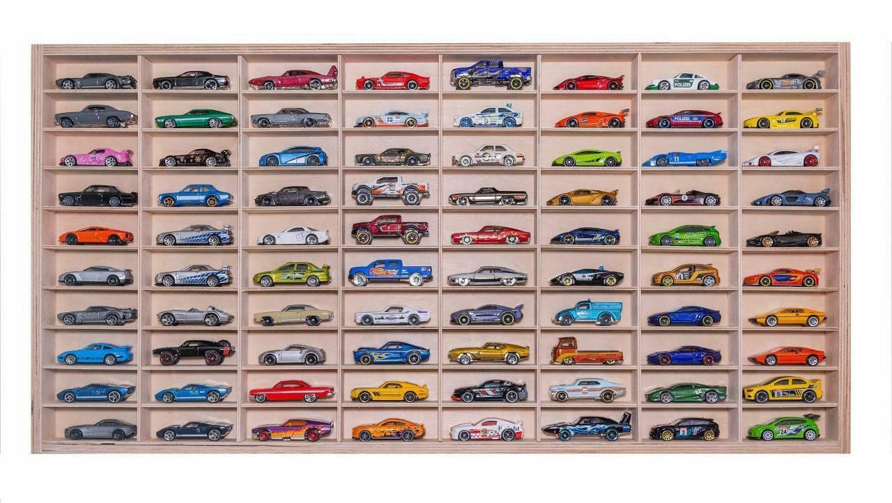 

Półka na autka /resoraki typu Hot Wheels