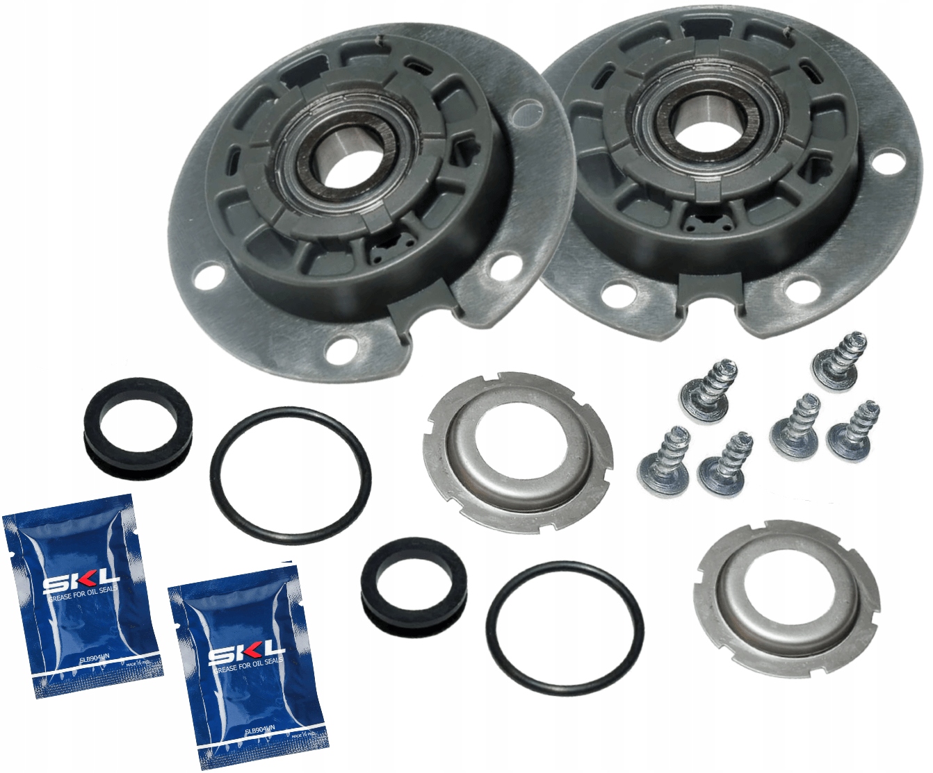 Ułożyskowanie łożyska do pralki Whirlpool 2szt + smar