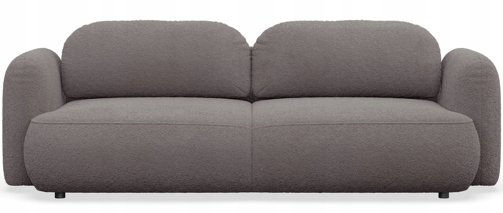 Rozkládací třímístná pohovka Tvoya šedohnědá boucle