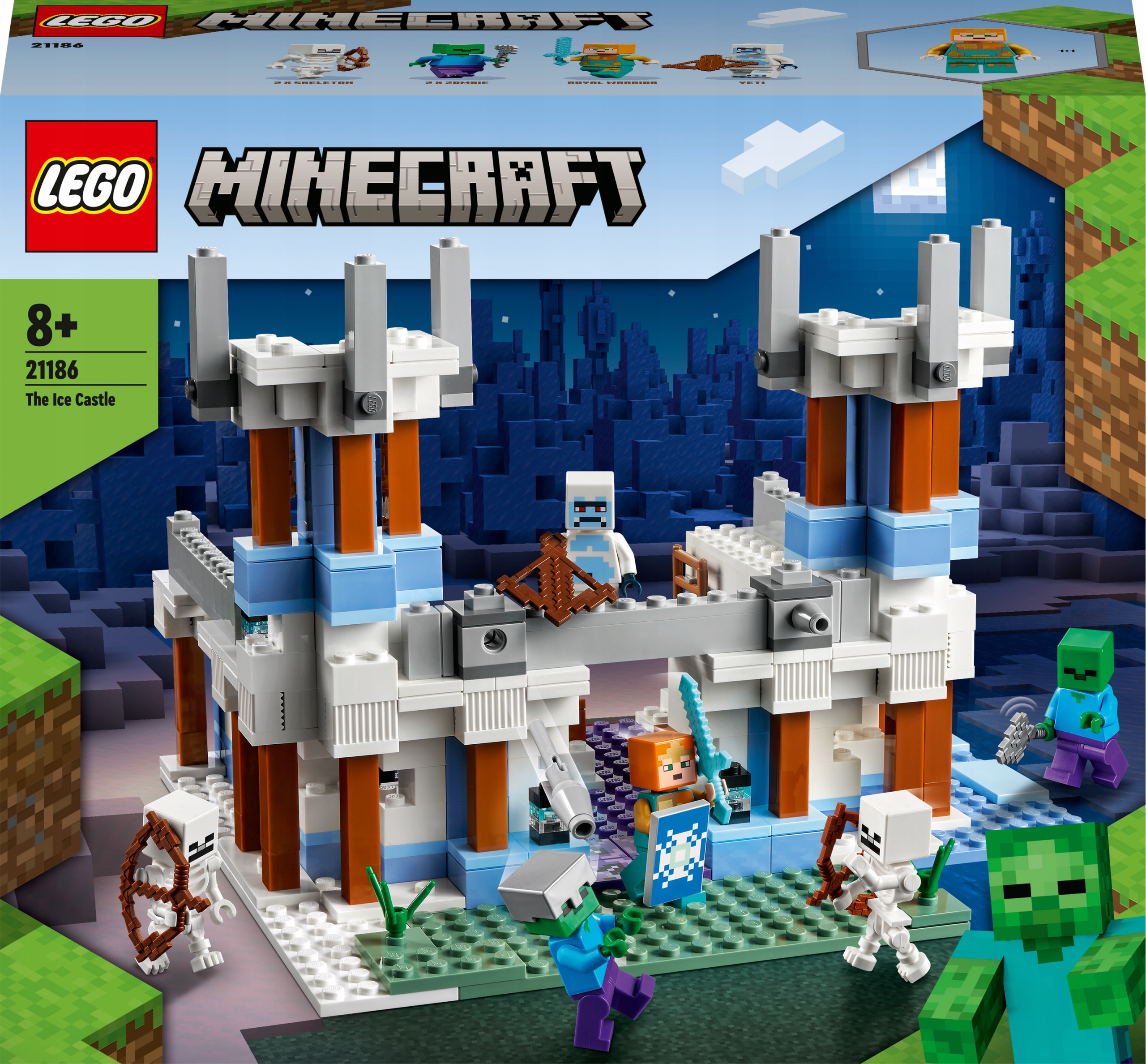 

Lego Minecraft 21186 Lodowy zamek