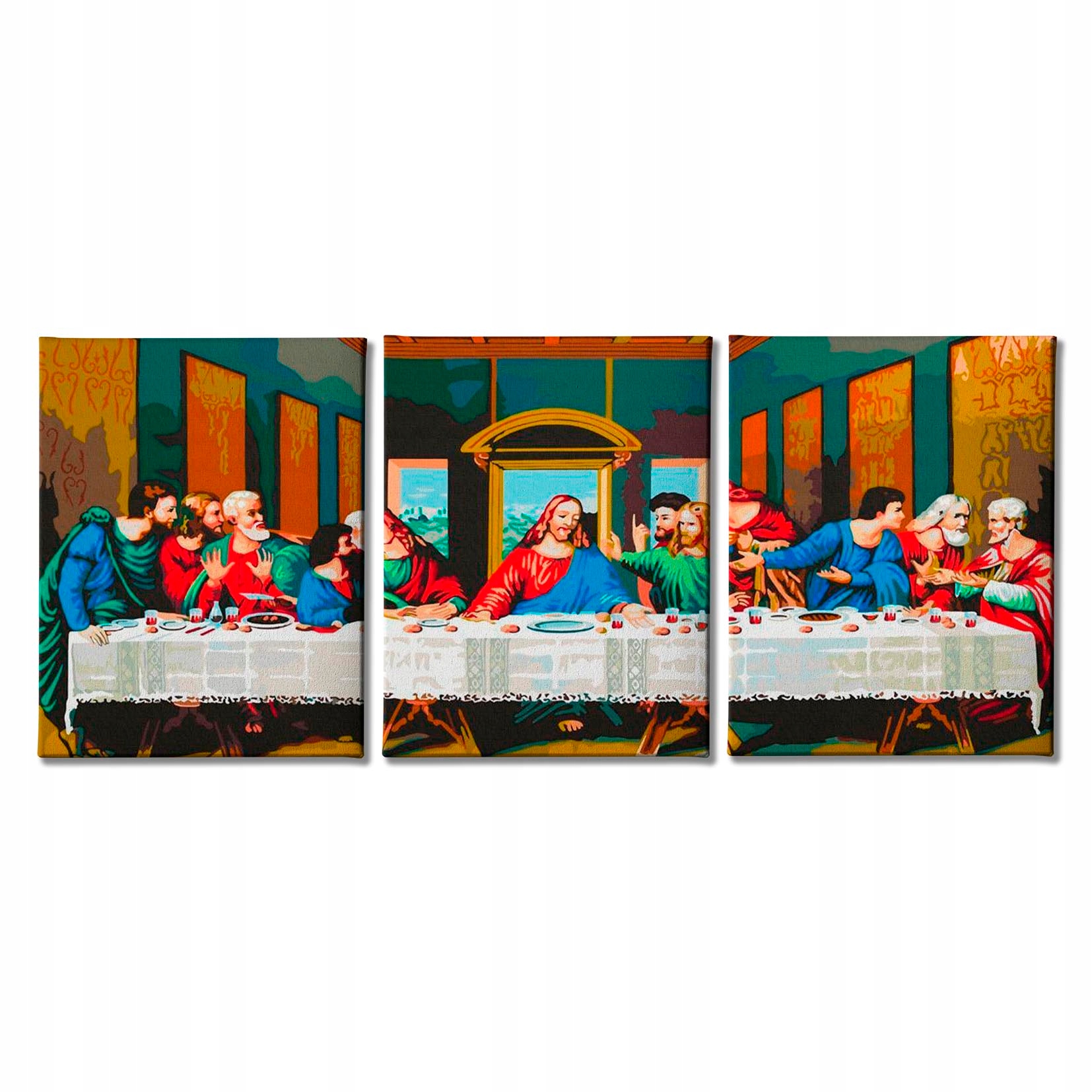 Malování podle čísel Triptych Obrazy pro malování podle čísel s rámem Oh Art