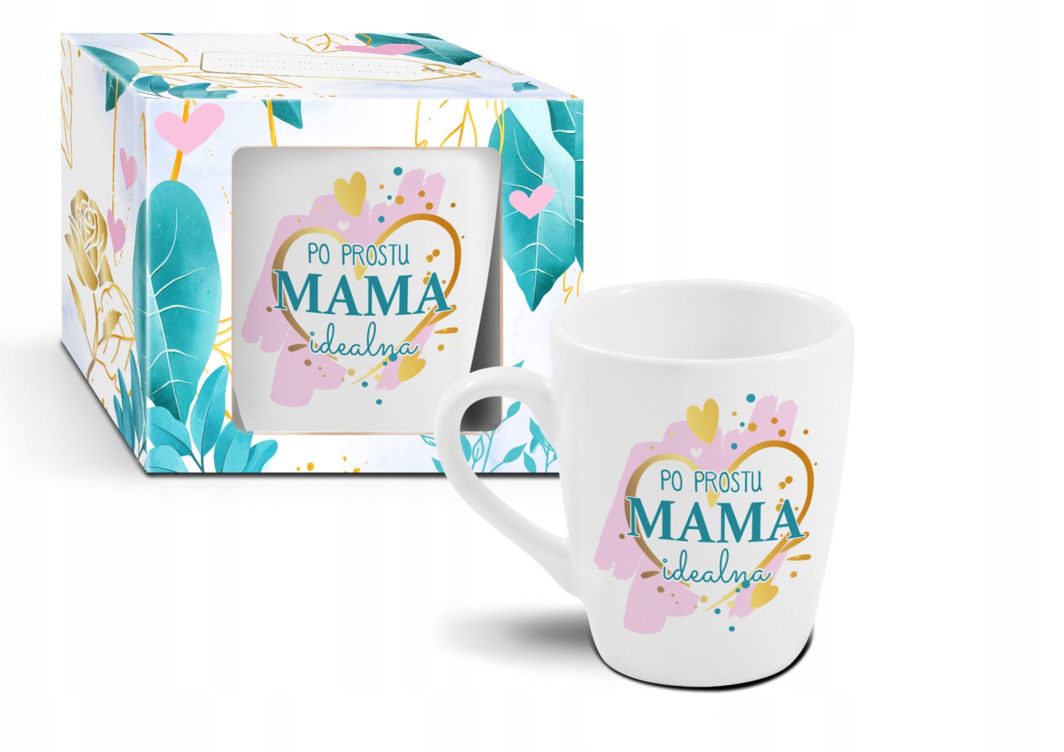 

Kubek na dzień matki biały Mama idealna ceramiczny