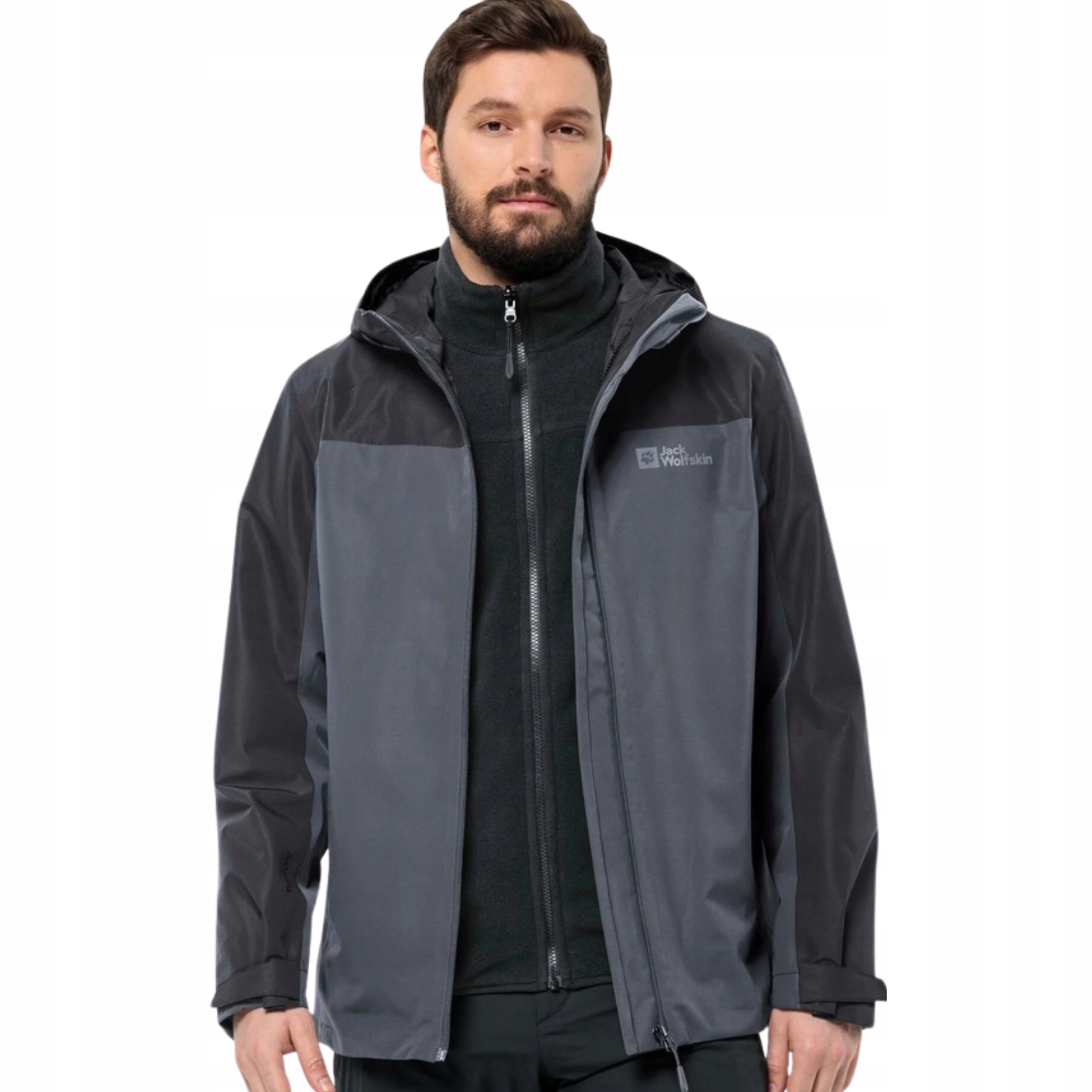 Męska Kurtka Zimowa Jack Wolfskin Polar Polartec 3W1 M