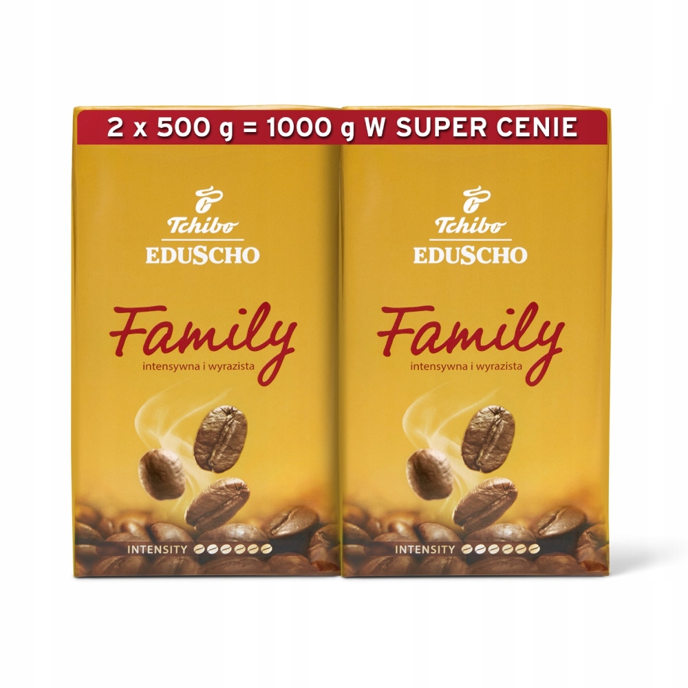 Kawa mielona Tchibo Eduscho Family 2x500g (4061445302674) • Cena ...