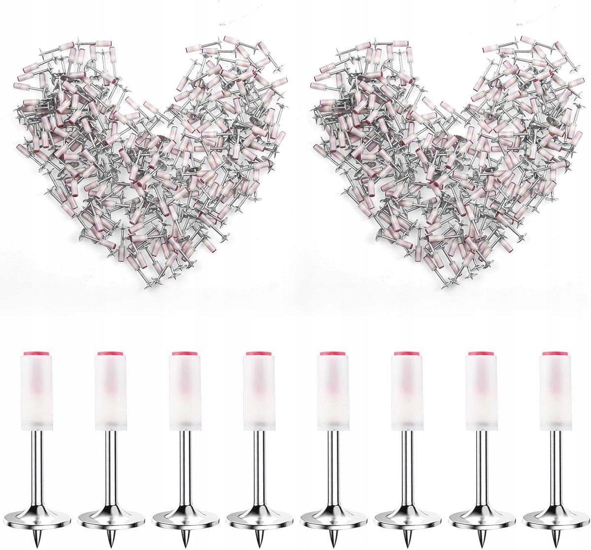 400 ks Hřebíky do pistole na betonu, kov, dřevo, hřebíkovačka