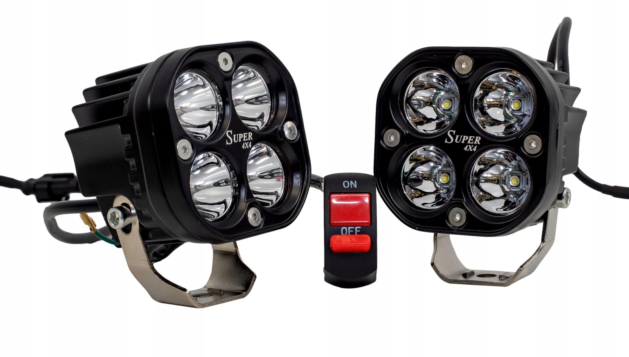

Zestaw halogenów Led Cree 125W 5000 LM włącznik