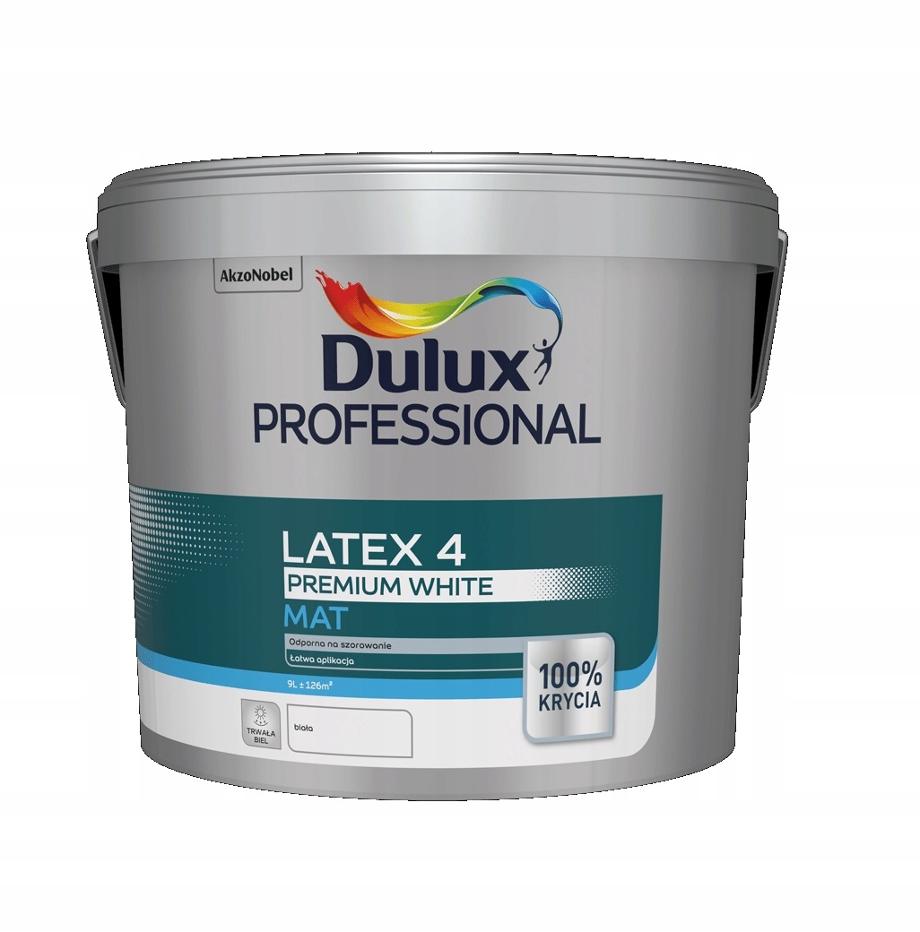Bílá emulze 9L Latex 4 Dulux Profesional