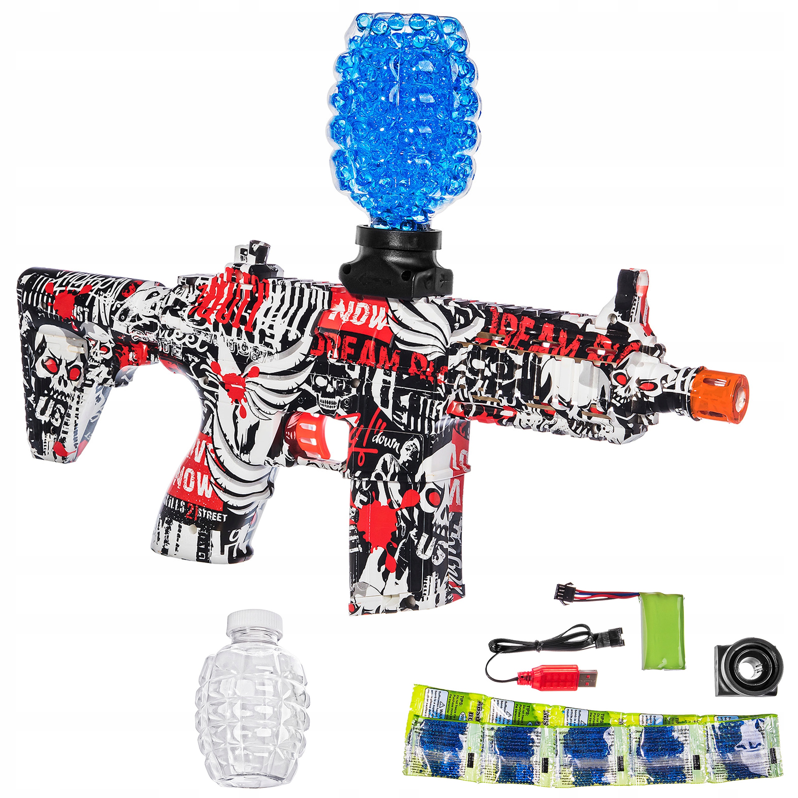 _KARABIN PISTOLET AUTOMAT KULKI ŻELOWE MINI HK416_