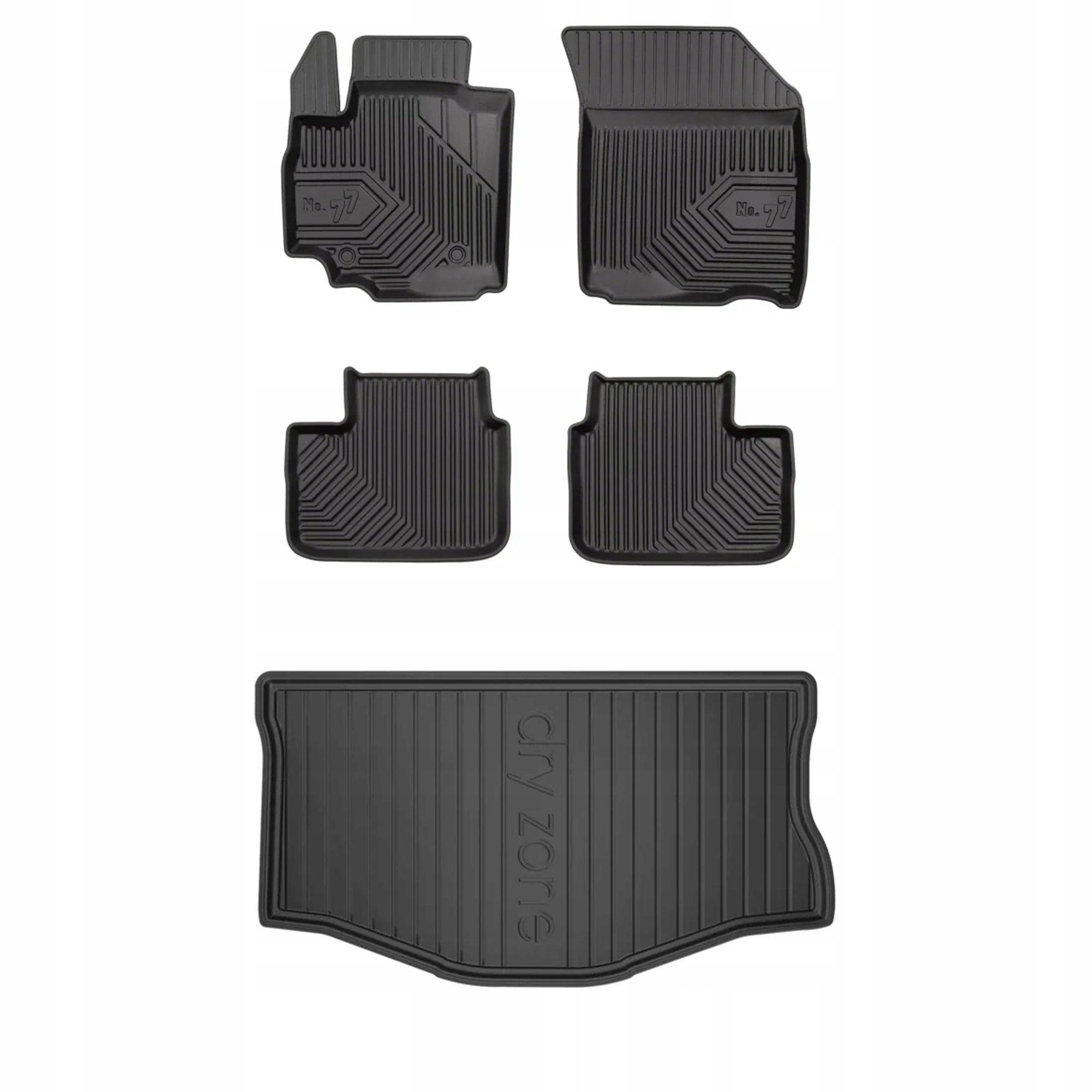 Gumová sada kobercov a rohoží Suzuki Swift IV 2004-2010 Hatchback, 5 dverí