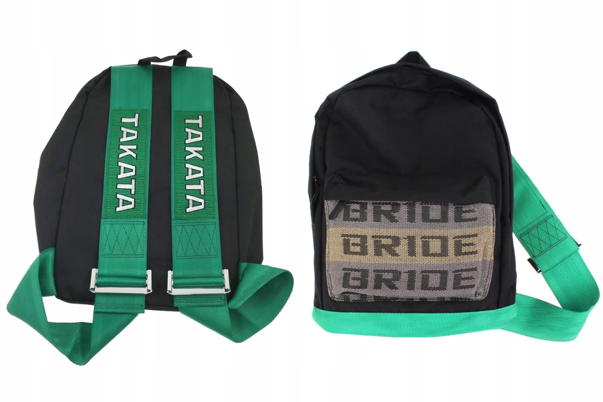 PLECAK Z SZELKAMI (PASAMI) TAKATA BRIDE ZIELONY