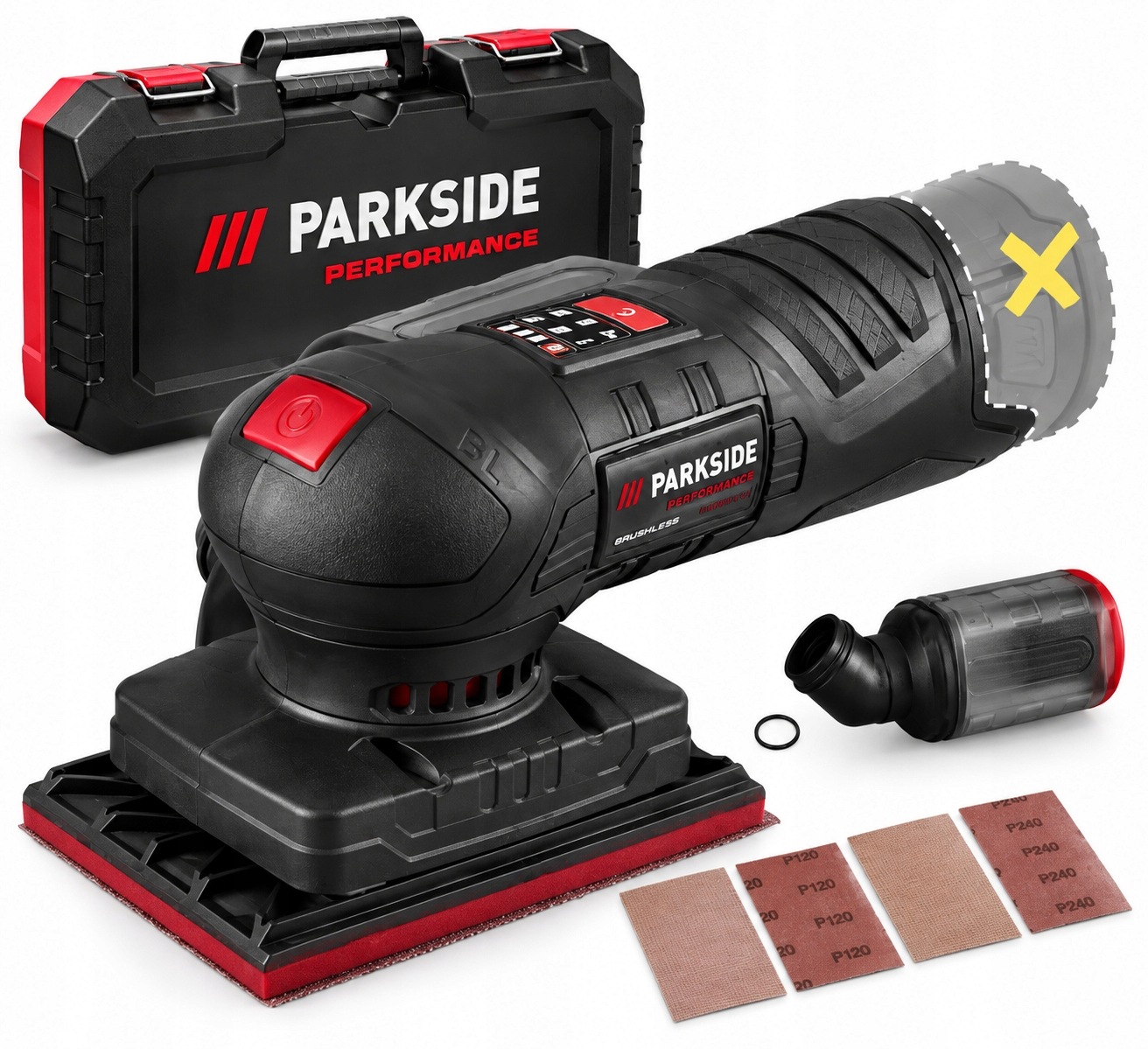 Parkside Performance Passp 12-Li Oscilační Bruska 12 V