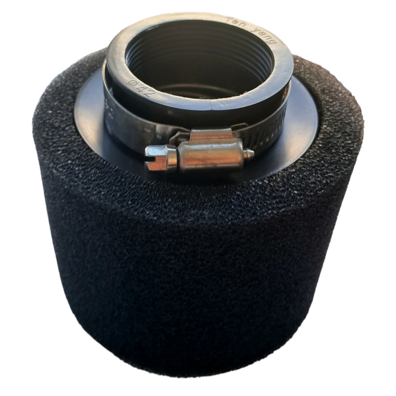 Filtr Powietrza gąbkowy 42 mm prosty krótki dolot