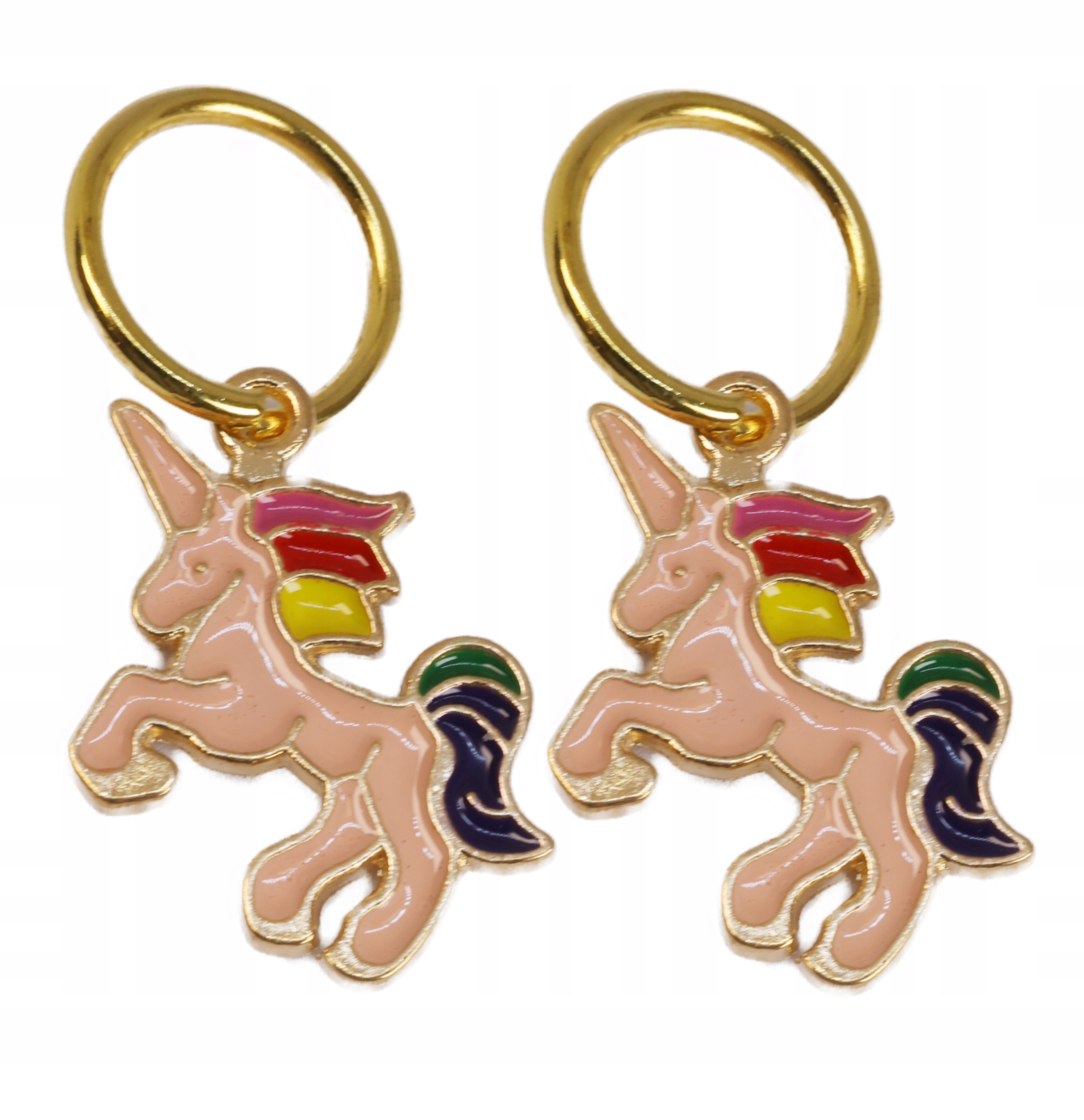Koraliki Ozdoby do włosów UNICORN warkoczyki 2 SZT