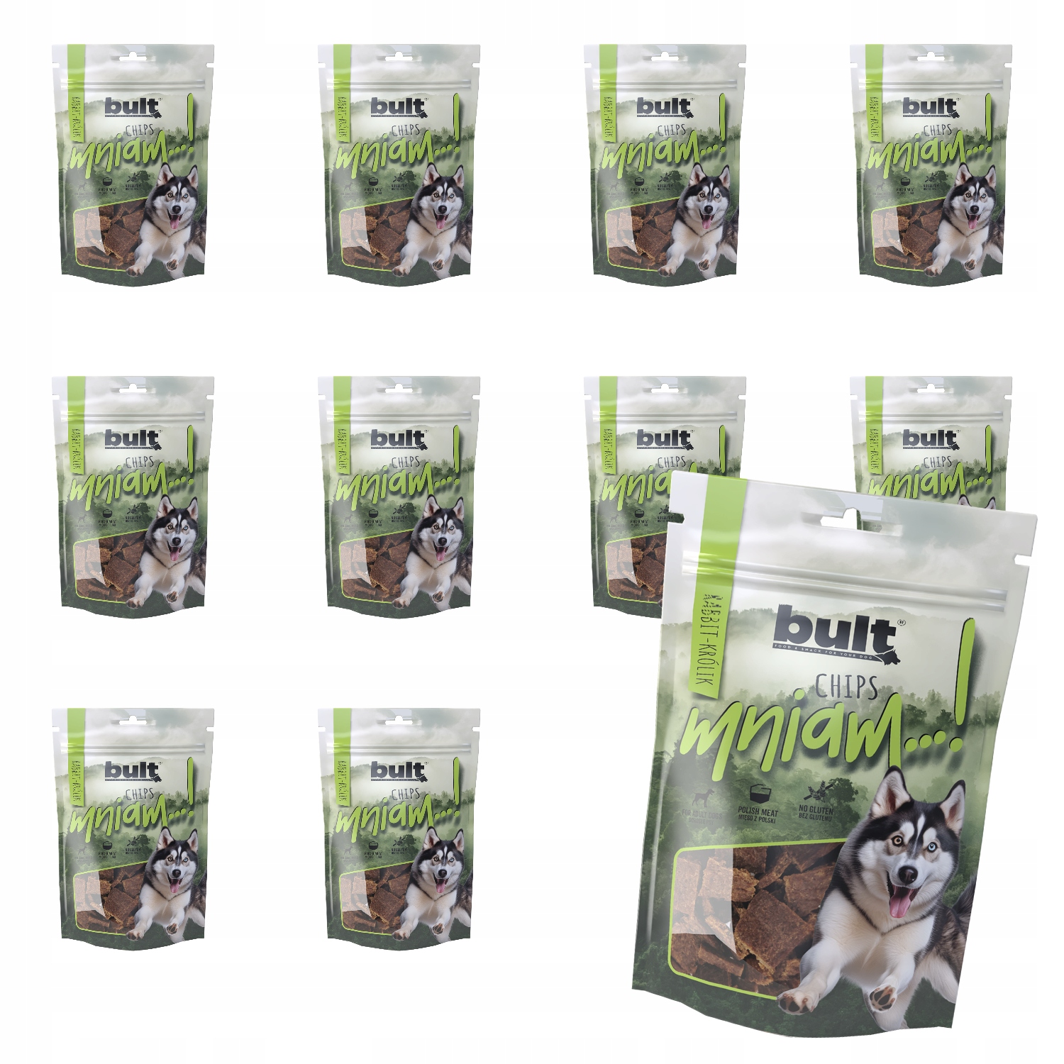 Bult Chipsy psí pamlsek Králík 10x100 g