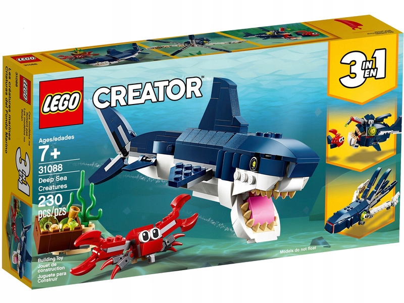 

Lego Creator 3w1 Morskie stworzenia 31088