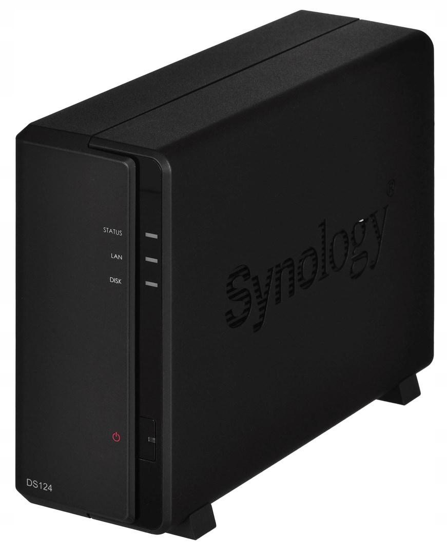 Nas Synology DS124 Tower 1x 3.5'' Sata Hdd Realtek RTD1619B 1GB DDR4, 1x