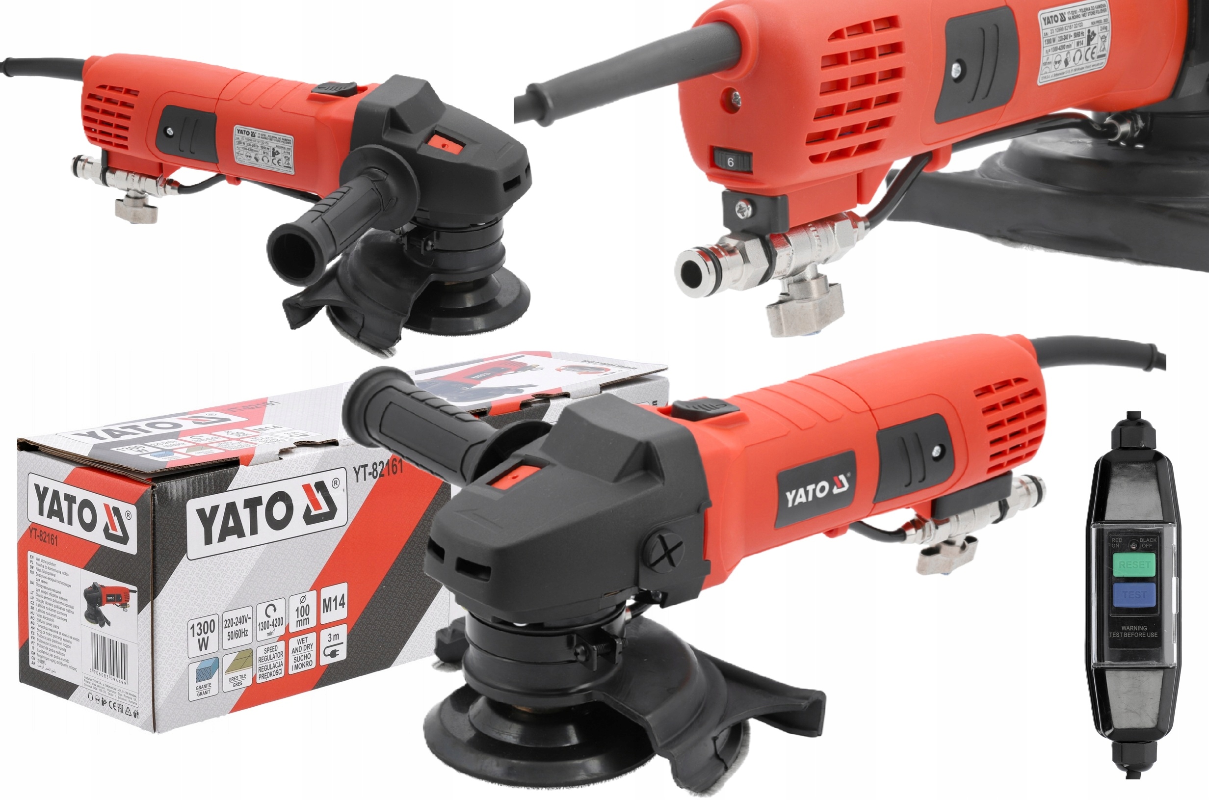 Leštička Brúska Na Gres Granitu A Mramorový Kameň Na Mokro Yato YT-82161