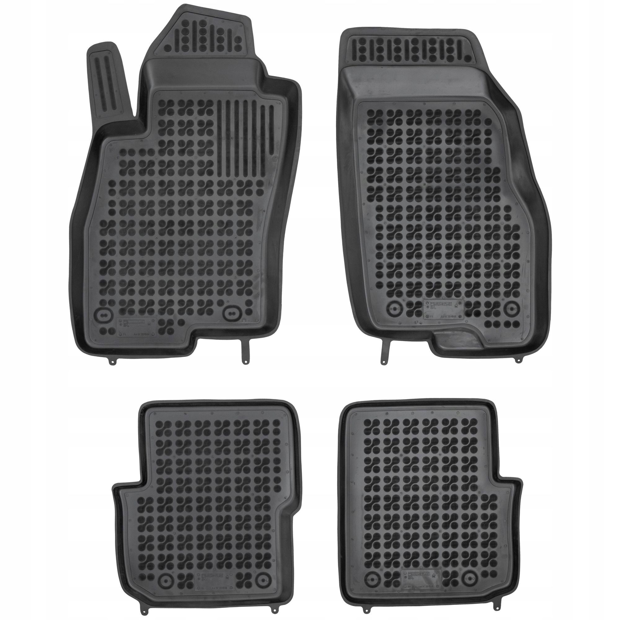 Černé koberce pro Fiat Punto Evo 2009-2012