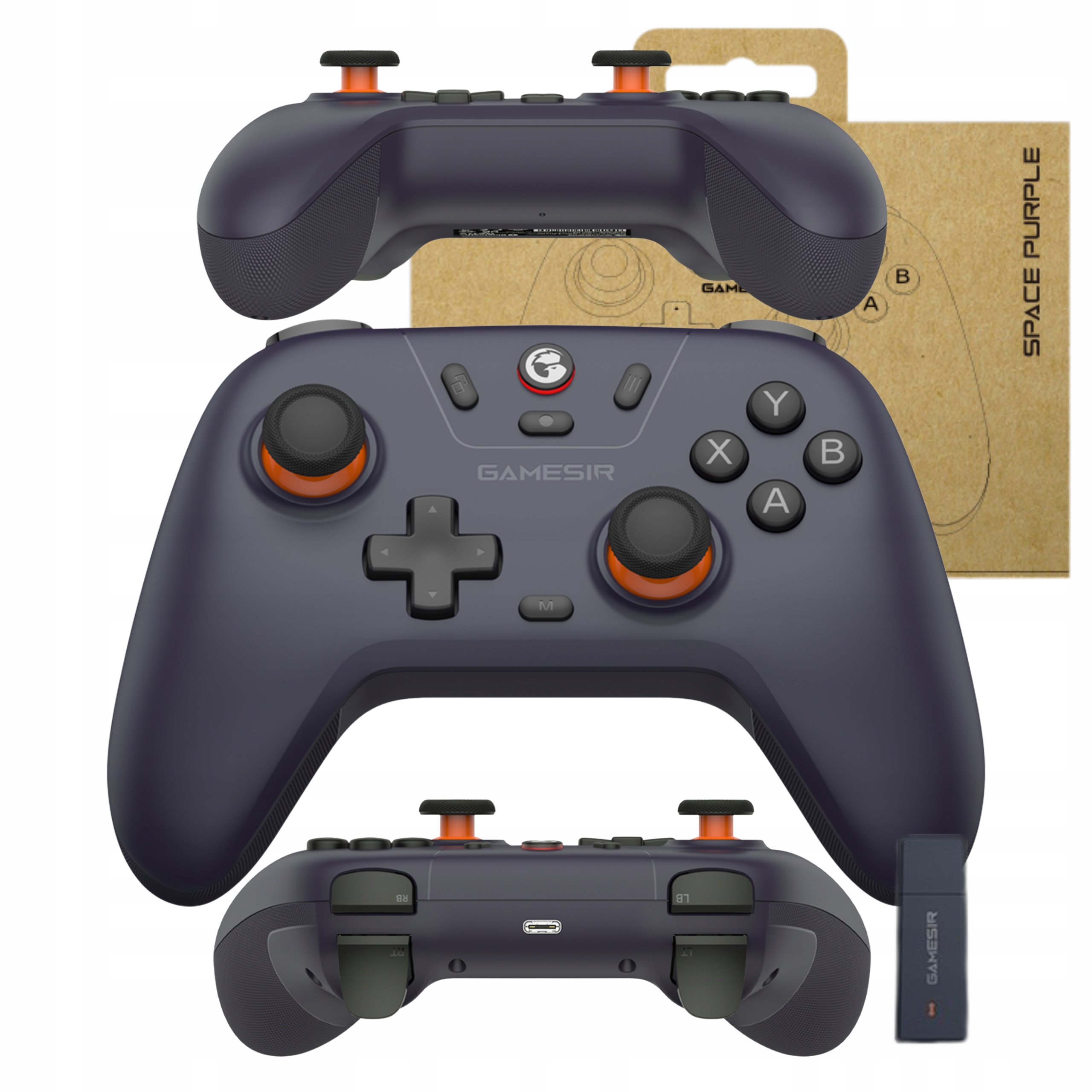 Bezdrátový ovladač GameSir T4n Lite pro hraní her na Steamu, Androidu, Switchi a Pc