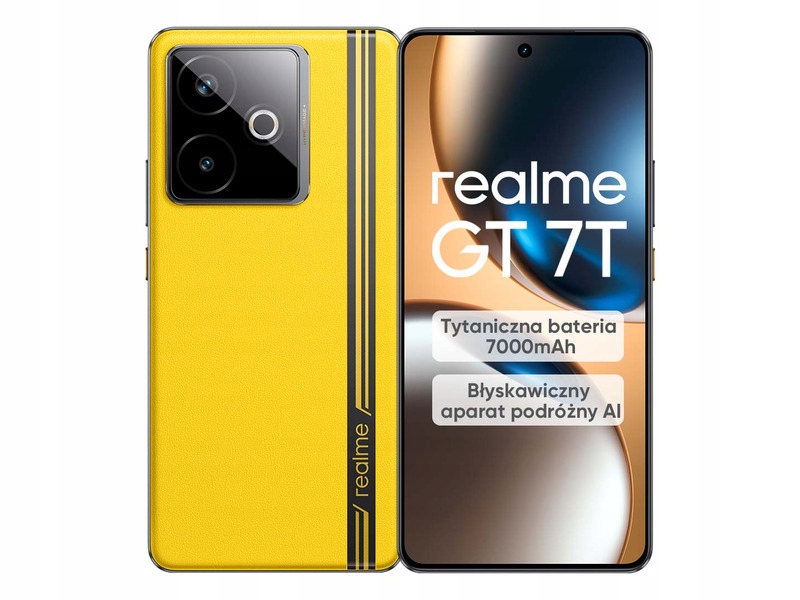 Smartfon Realme Gt 7T 5G 12/256GB 6.78" 120Hz Żółty