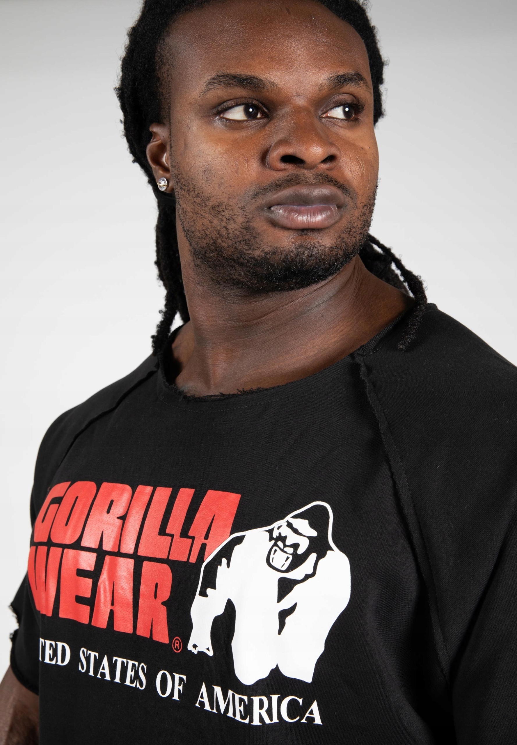 KOSZULKA TRENINGOWA NA SIŁOWNIE MEGA LUŹNA GORILLA WEAR CLASSIC WORK TOP Kod producenta 9010790000.2XL/3XL