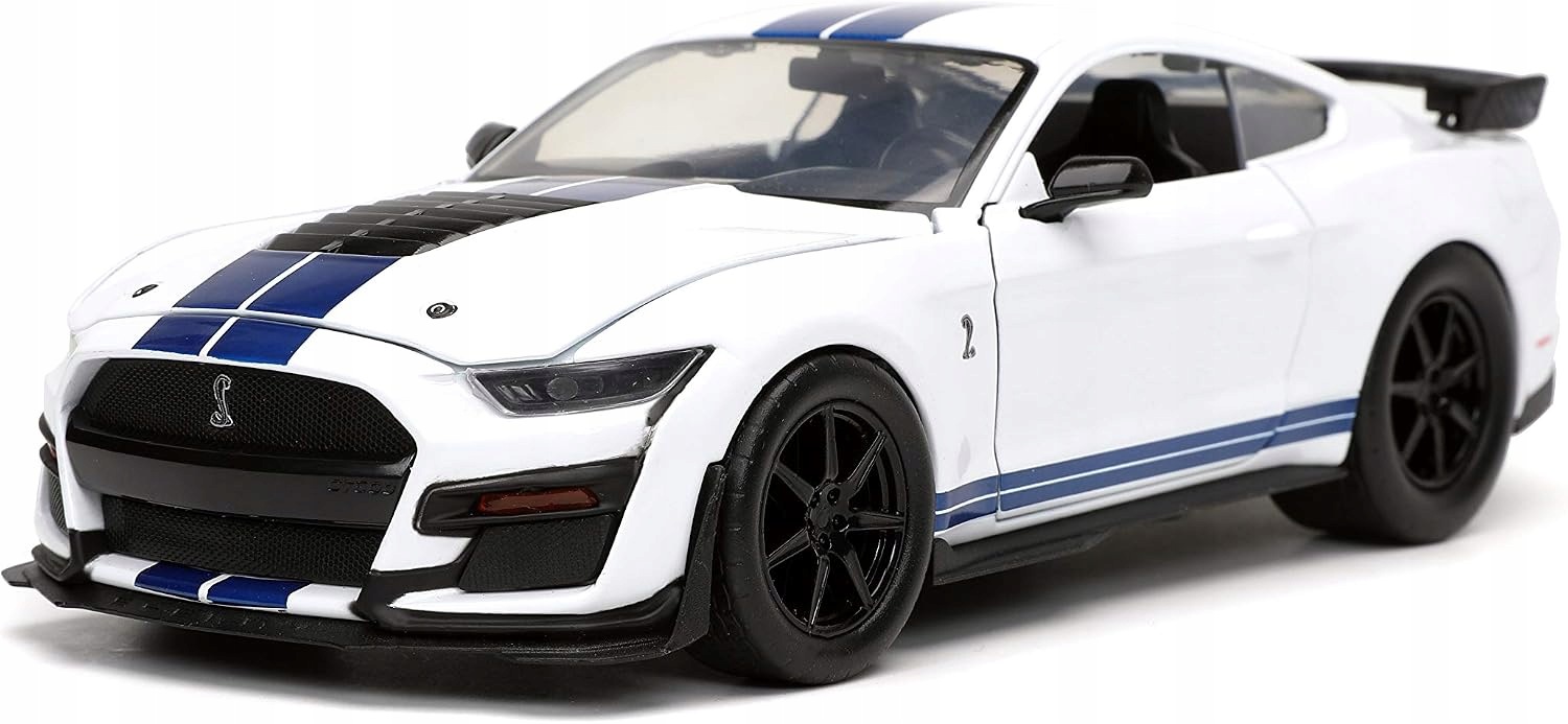 Jada 2020 Ford Mustang Shelby GT500 Biały 1:24 32663 Nowy Model Metalowy