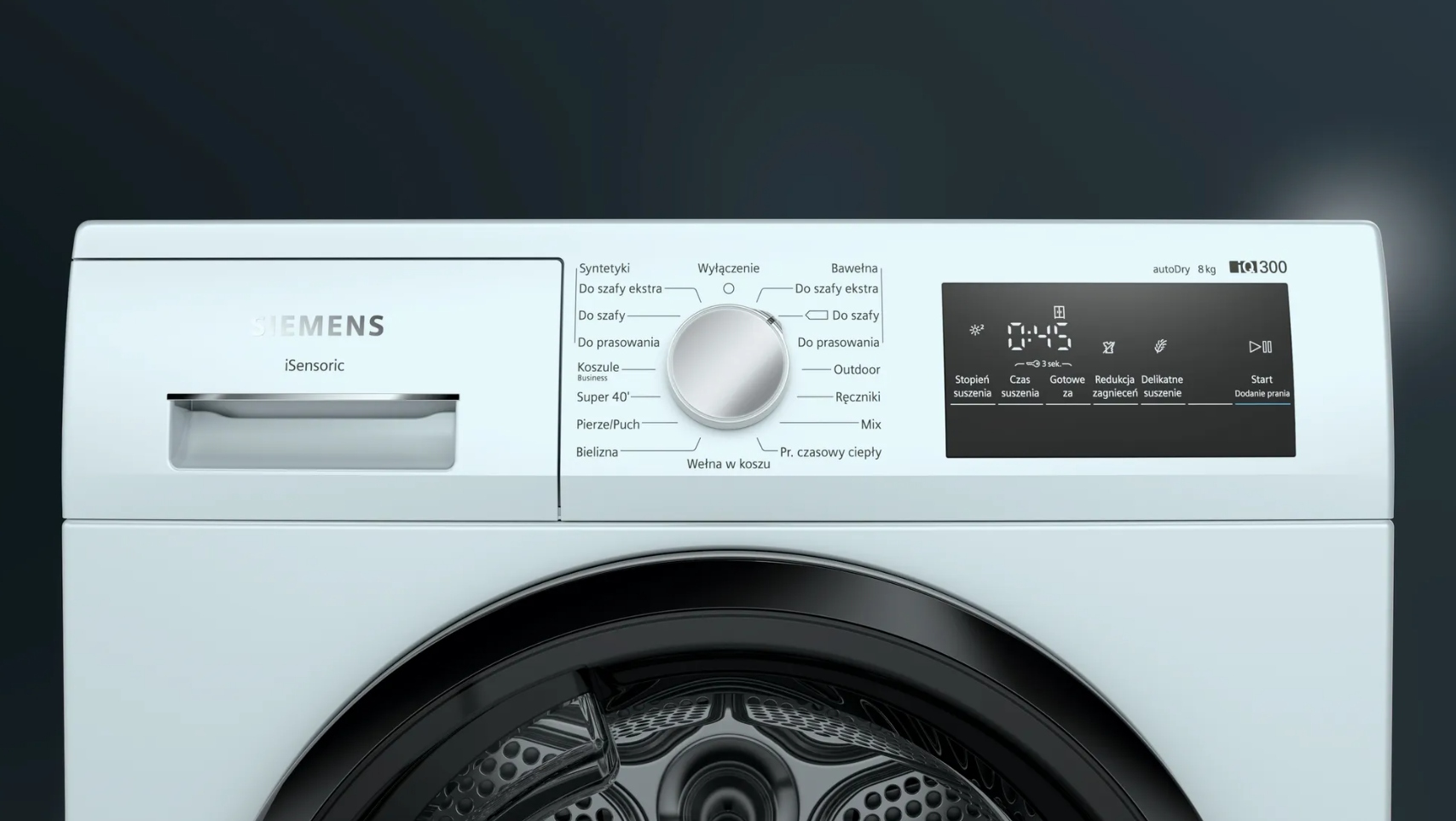 Окремостояча сушарка для білизни SIEMENS WT45HVEEPL 8 кг Модель WT45HVEEPL