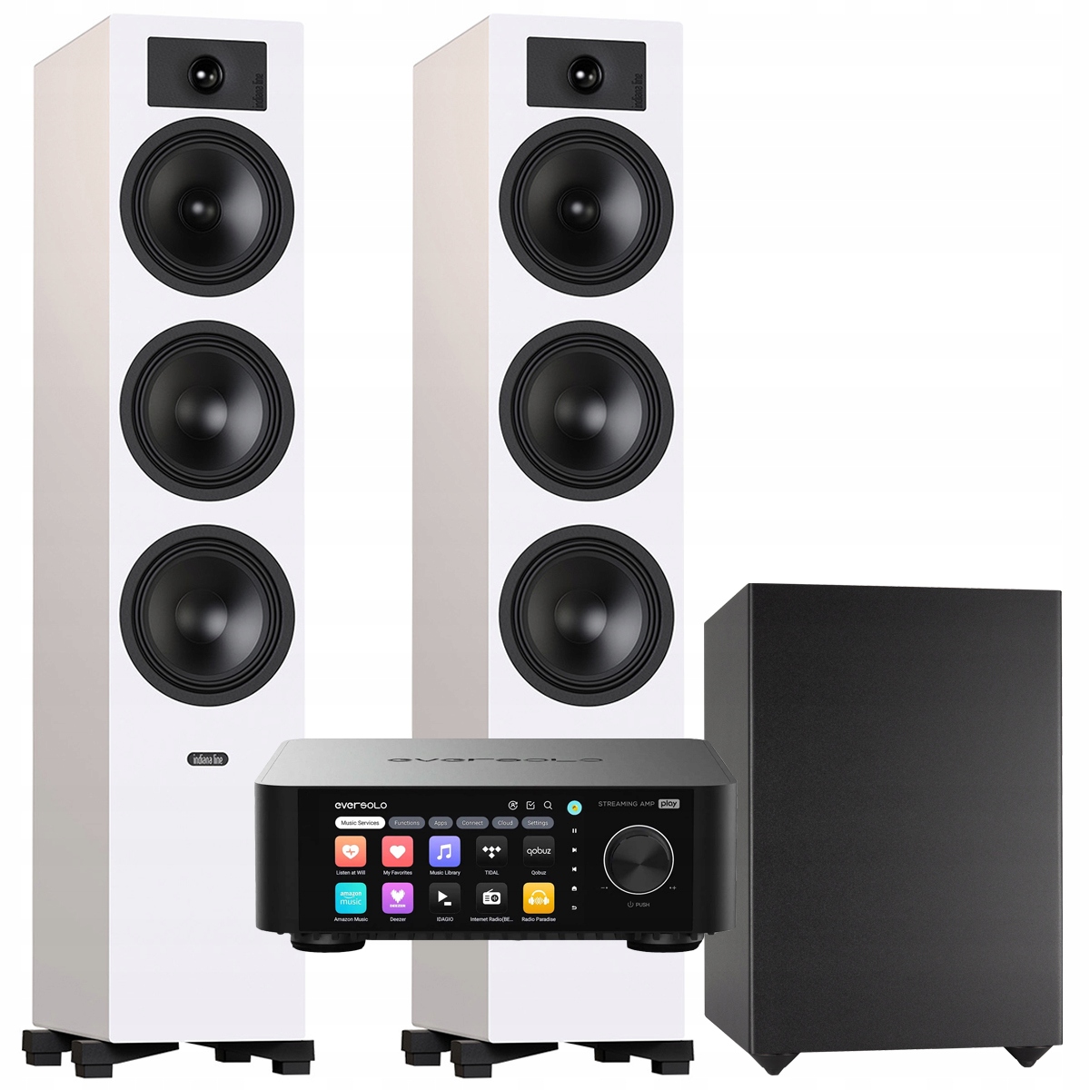 Indiana Line Tesi 6 Subwoofer Basso 880 EverSolo Play Wi-Fi Hdmi Tidal