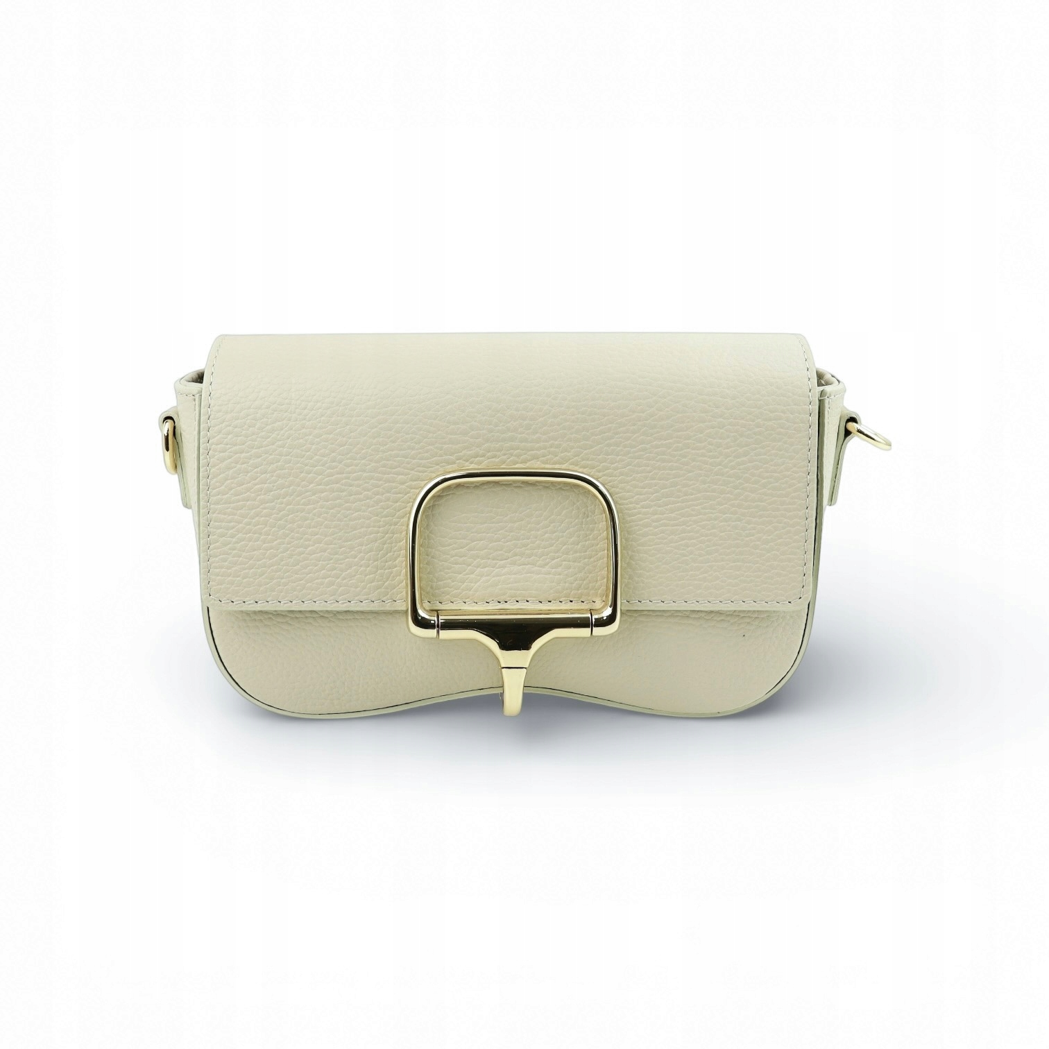 Dámská kabelka Přes Rameno Kožená Dorina-M Ecru (kůže)