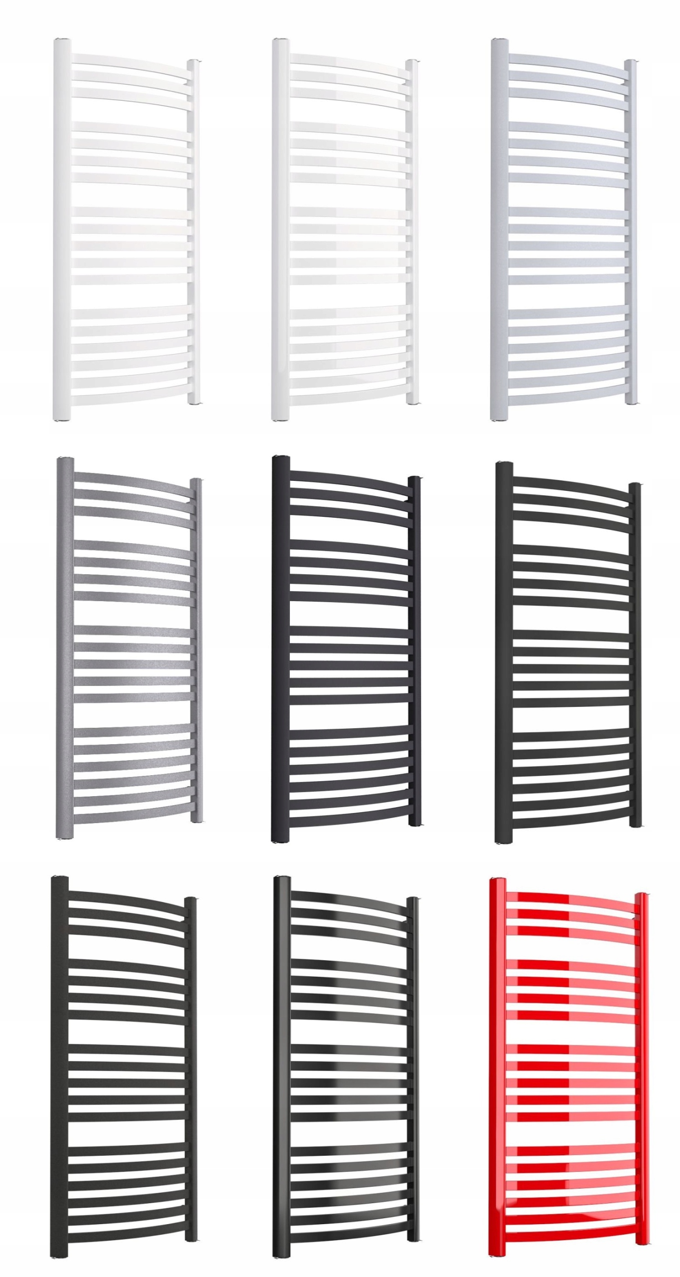 Vertikálny Kúpeľňový Radiátor Mei 1150/470, Farba