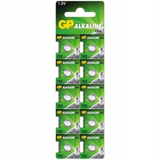 

10x Gp Bateria Guzikowa Pastylkowa AG3 LR41 192F
