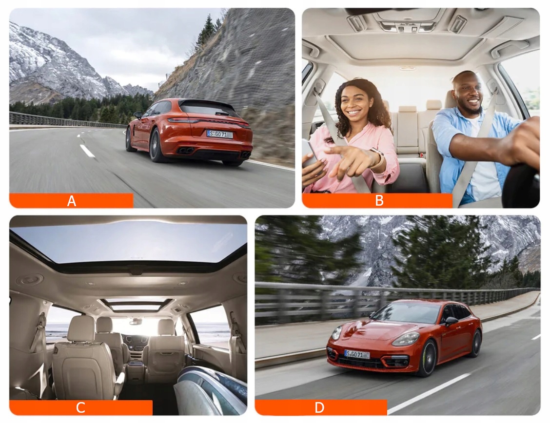 VANTRUE N5 REJESTRATOR 4CH + ACC CPL PILOT 512GB Kąt widzenia 165°