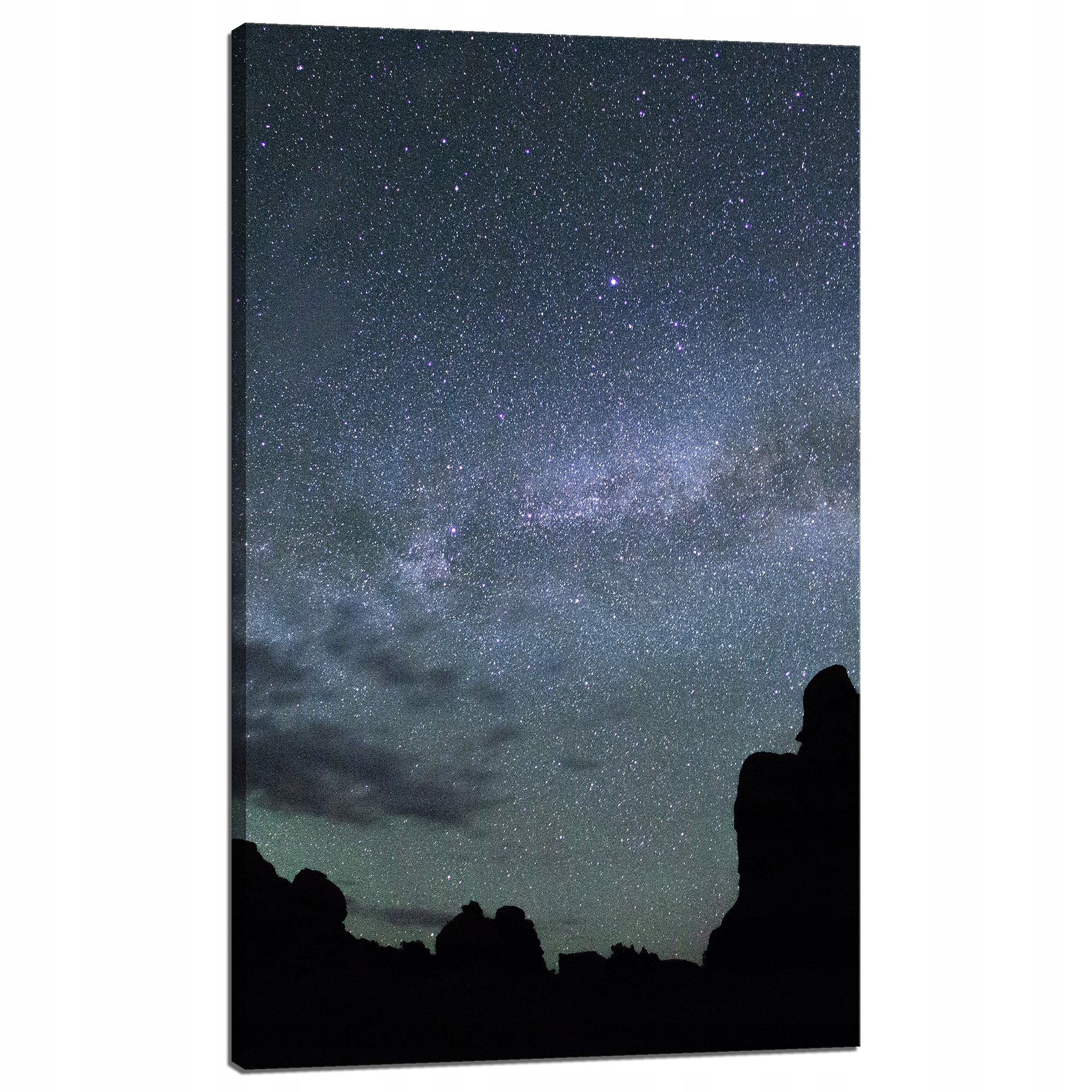 Obraz na plátně Příroda Vesmír Hory Temnota Noc 60x100
