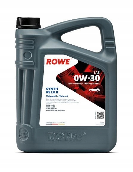 OLEJ ROWE HIGHTEC SYNTH RS 0W-30 LV II 5L ROWE ACE