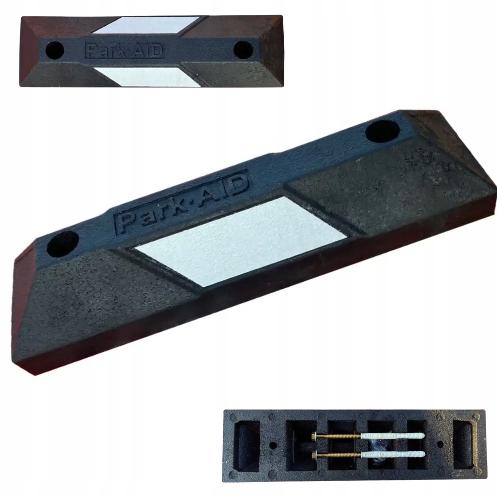 SEPARATOR PARKINGOWY OGRANICZNIK GUMOWY 55 X 15 CM