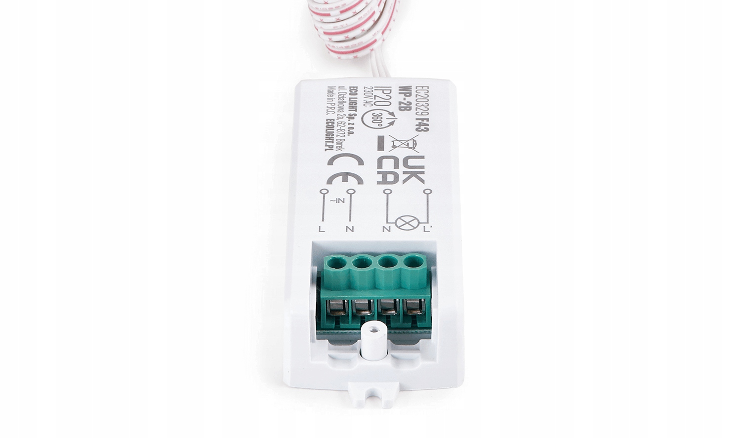 Wyłącznik bezdotykowy PIR WP-2B CZUNIK DRZWI Marka Ecolight