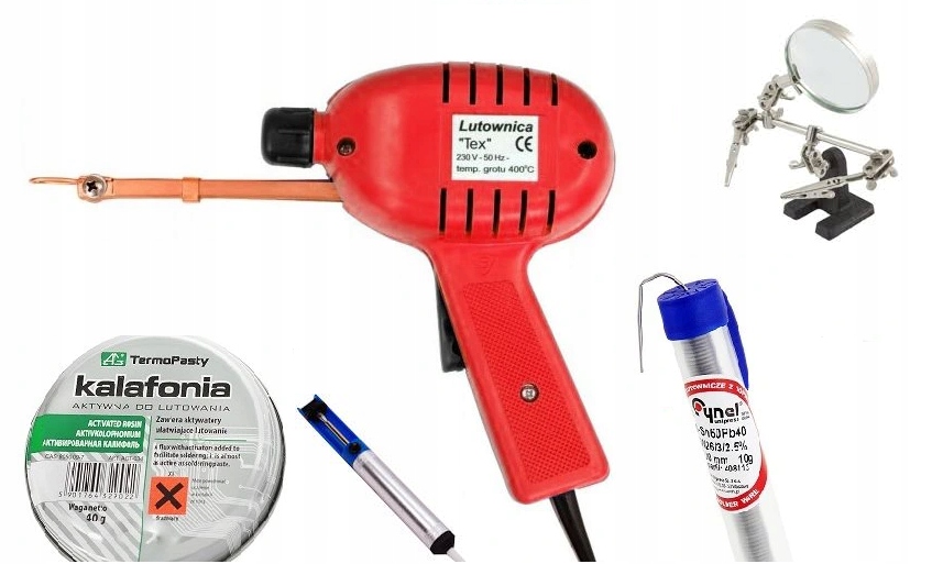 

Zestaw Lutownica Transformatorowa Polska 250W