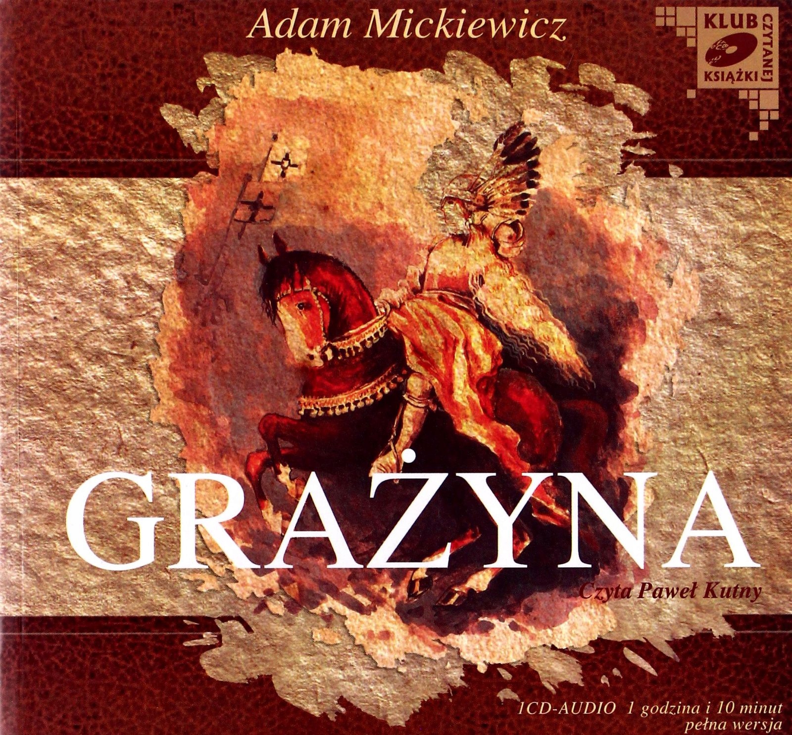 GRAŻYNA - ADAM MICKIEWICZ [AUDIOBOOK] [CD]