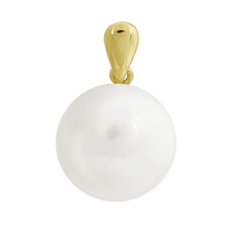 Luxusní Zlatý Přívěsek S Velkou Perlou – Přívěsek