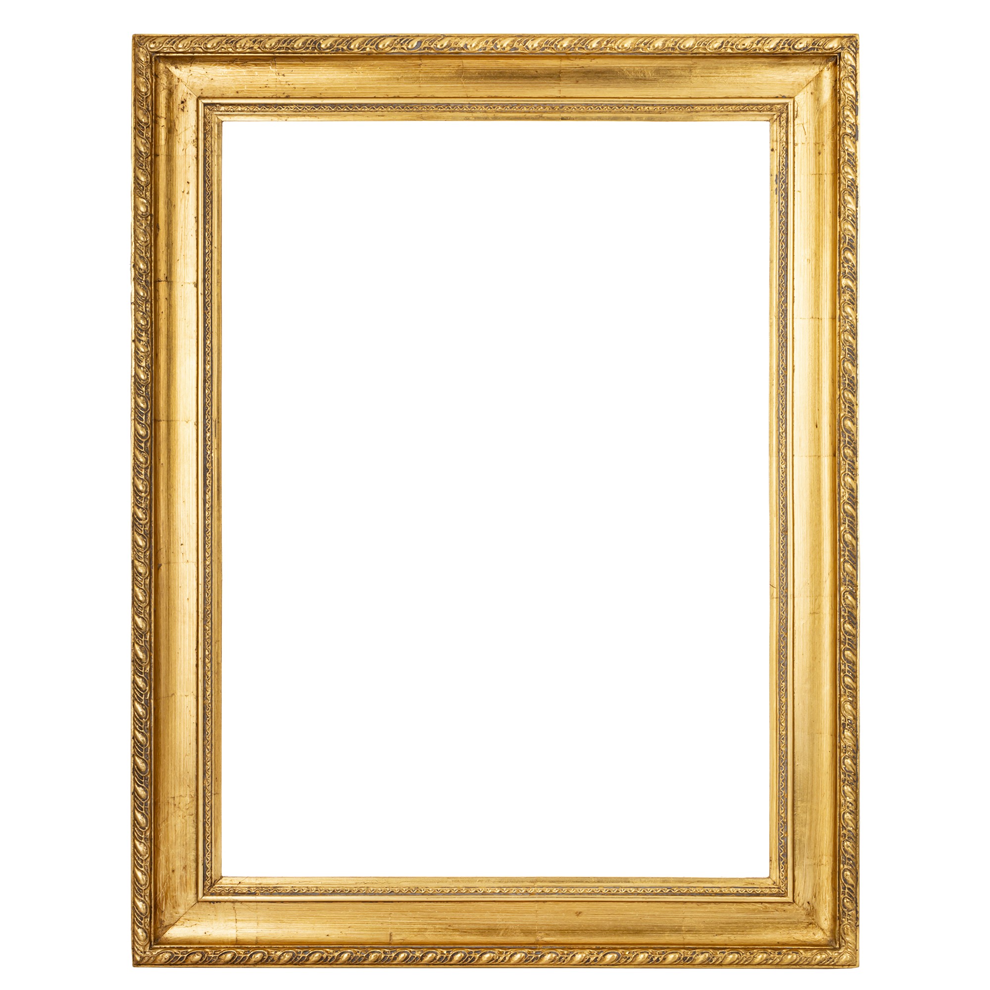 Dekoratívny zlatý starožitný rámik na obraz, elegantný, zdobený 84x64 cm