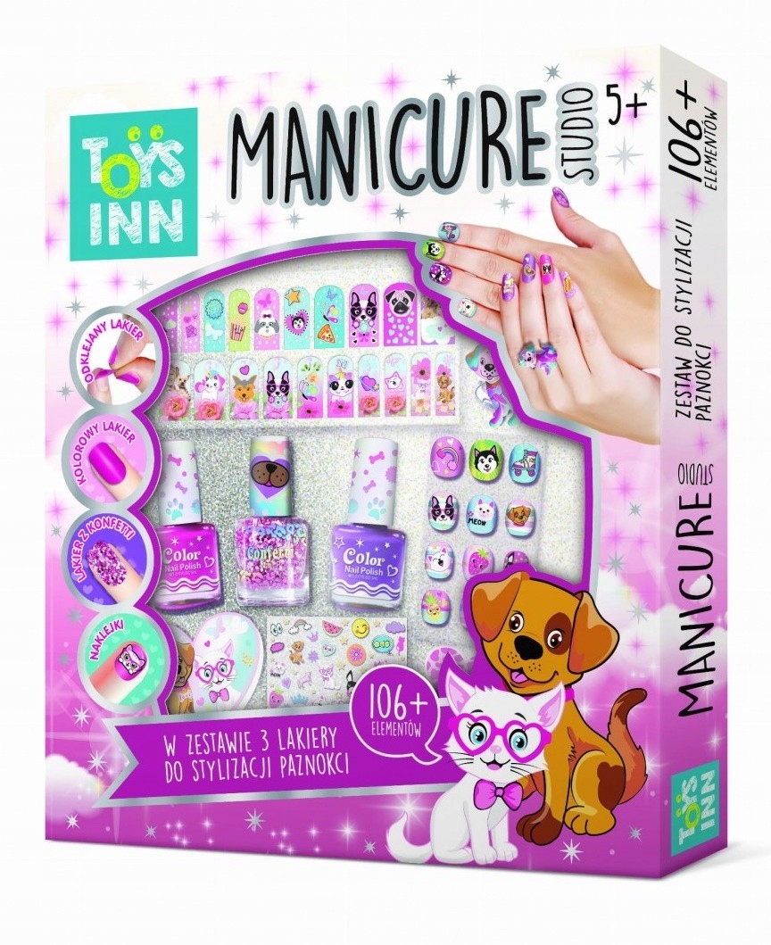 

Studio Manicure Pets Lakiery Do Paznokci zestaw