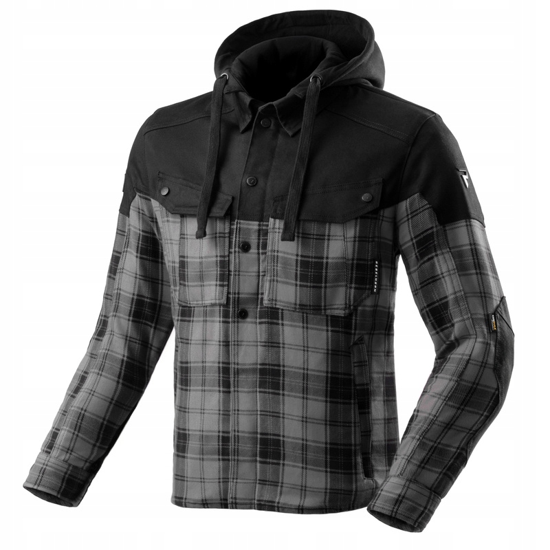 Motocyklová Košeľa Rebelhorn Shifter Black Grey M