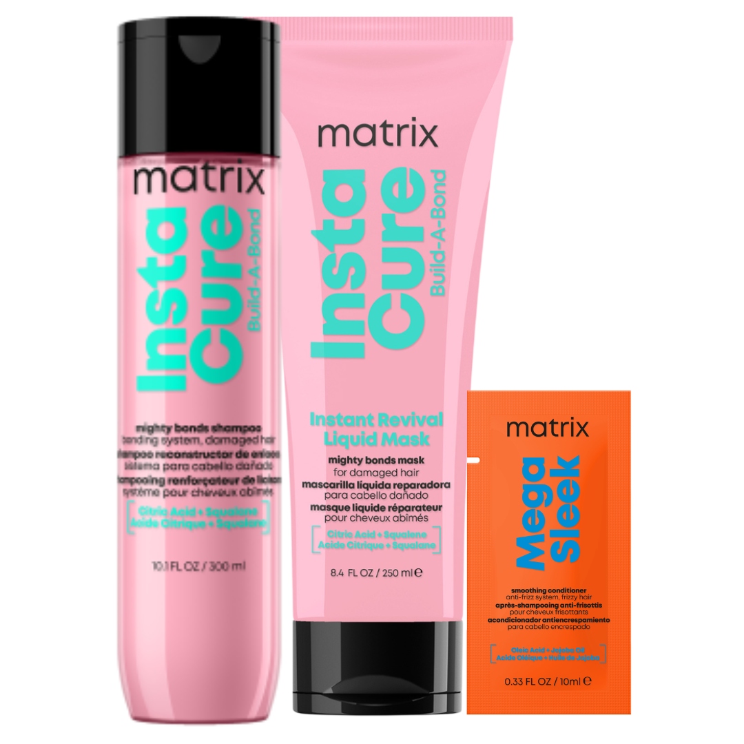 Matrix Instacure Build-A-Bond regenerujący szampon, maska do włosów