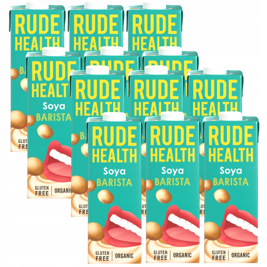 Rude Health Mleko Sojowe Barista 12L – Organic, Bez Glutenu, Do kawy