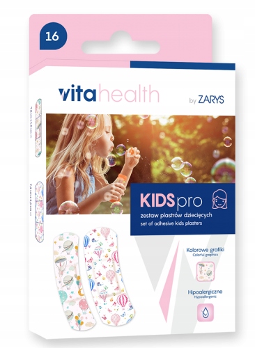 

Zarys Zestaw Plastry dzieci KIDSpro Girl 16szt