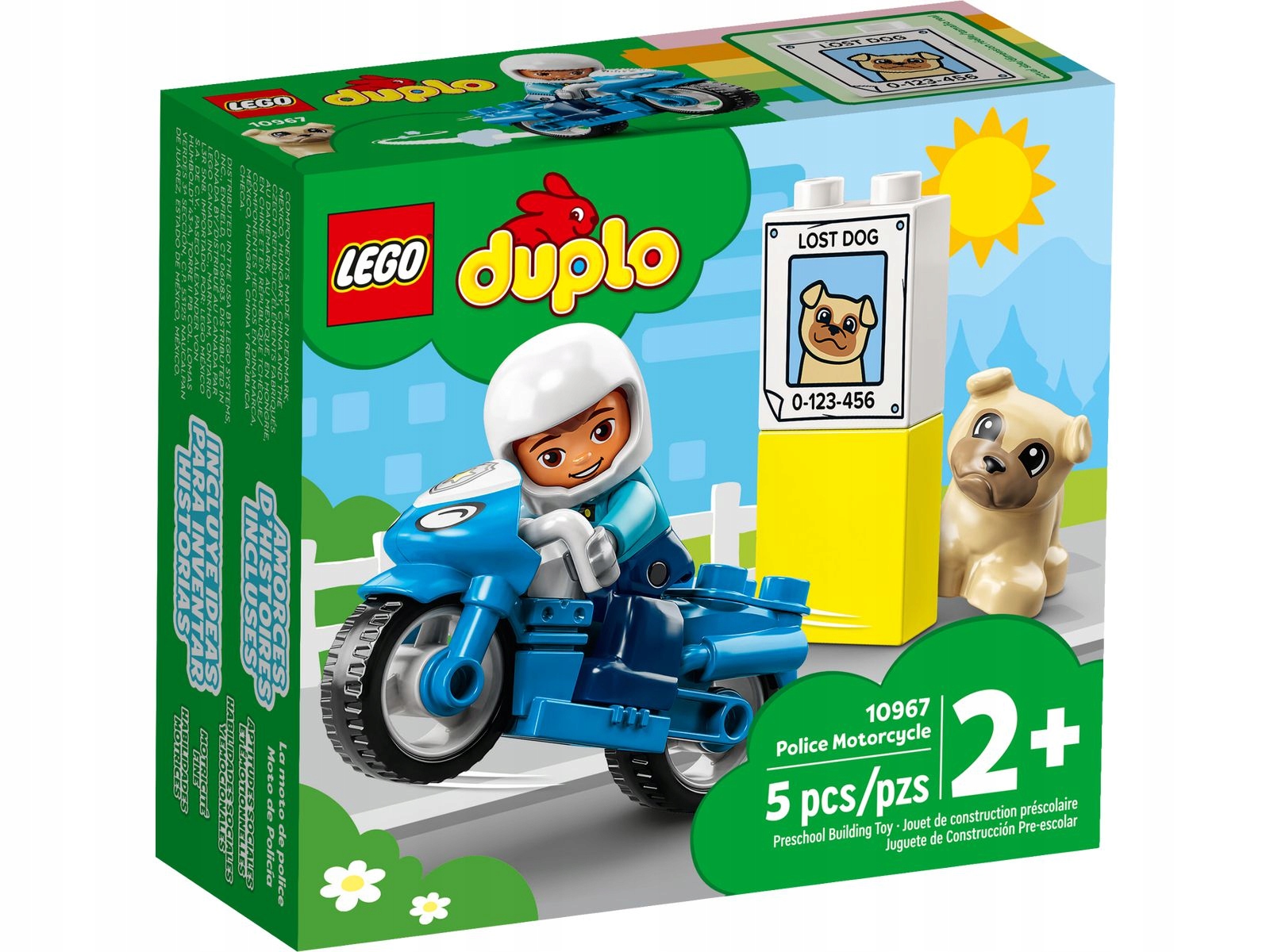 

Lego Duplo 10967 Motocykl policyjny